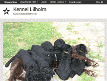 Tablet Screenshot of kennel-lilholm.dk